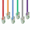 Bene durevole multicolore Unshielded del cavo della toppa della rete Ethernet di CAT5e