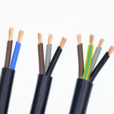 qualità  PVC Insulated Rubber Sheathed Flexible Cable 2 Core Fire Retardant fabbrica